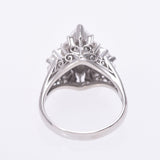 Other Diamond 1.207ct F-Si1 0.55 / 0.10ct 11 Ladies PT900 Platinum Ring / Ring A-Rank Used Silgrin