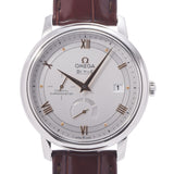 Omega devil prestige co axial 424.13.40.21.02.002 Mens SS / leather watch Automatic Silver Dial ab