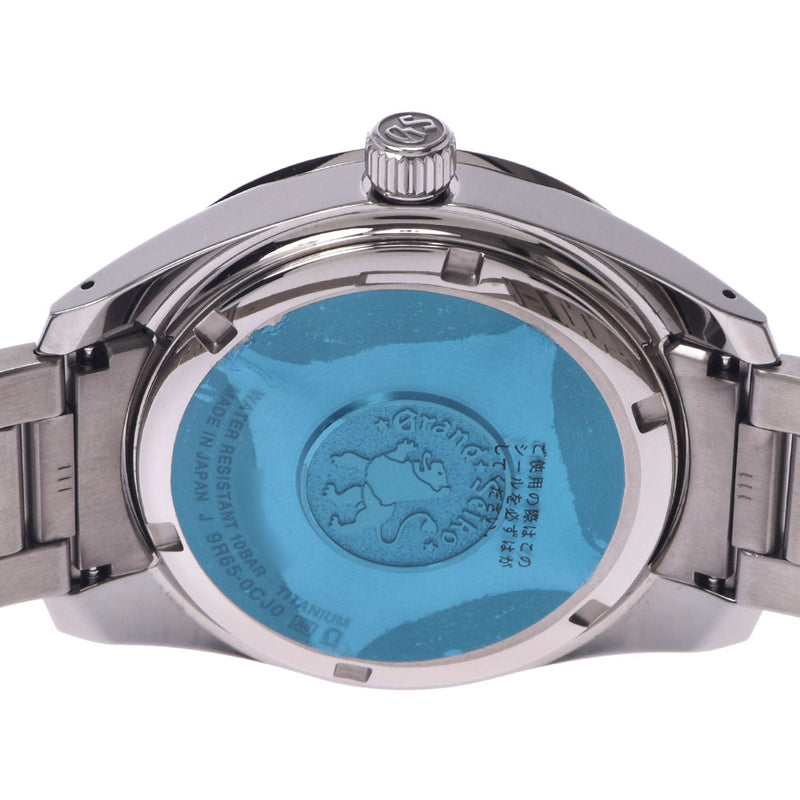 SEIKO セイコー グランドセイコー パワーリザーブ SBGA347/9R65-0CJ0 メンズ チタン 腕時計 スプリングドライブ シルバー文字盤 Aランク 中古 銀蔵