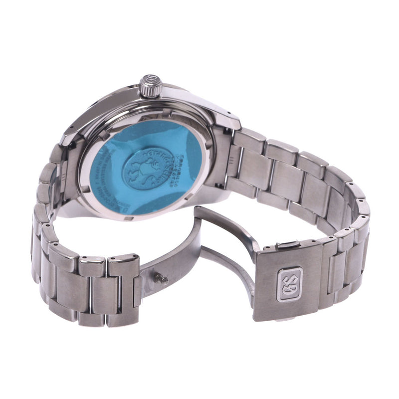 SEIKO セイコー グランドセイコー パワーリザーブ SBGA347/9R65-0CJ0 メンズ チタン 腕時計 スプリングドライブ シルバー文字盤 Aランク 中古 銀蔵