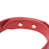 LOUIS VUITTON ルイヴィトン エピ ブラスレ LVツイスト #17 赤 M6401E ユニセックス エピレザー GP/SV ブレスレット Aランク 中古 銀蔵