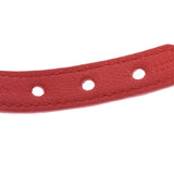 LOUIS VUITTON ルイヴィトン エピ ブラスレ LVツイスト #17 赤 M6401E ユニセックス エピレザー GP/SV ブレスレット Aランク 中古 銀蔵