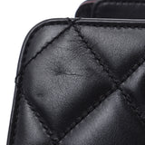 CHANEL Chanel Matrasse Chain Bag Black Vintage Bracket Ladies Lamskin Shoulder Bag A-Rank Used Sinkjo