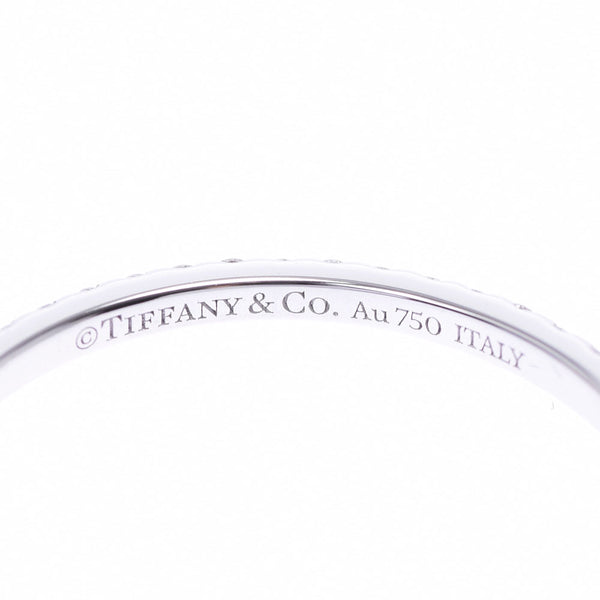 TIFFANY&Co. ティファニー Tワイヤー フルサークルダイヤ 12.5号 レディース K18WG リング・指輪 Aランク 中古 銀蔵
