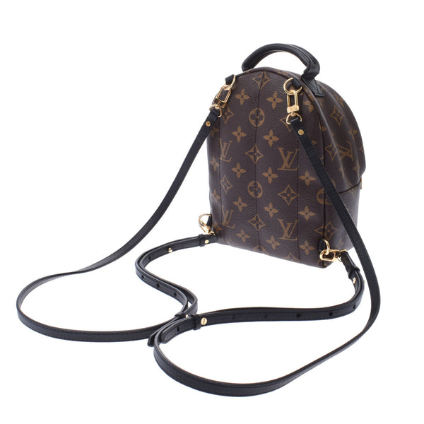 Louis Vuitton Louis Vuitton Monogram Palm Springs Backpack MINI Old Brown M41562 Ladies Rucks Day Pack A-Rank Used Silgrin
