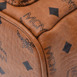 MCM MCM M Backpack Studs Vicetos Cognac男女皆宜的皮革Rucks Day Pack Ab排名使用Silgrin