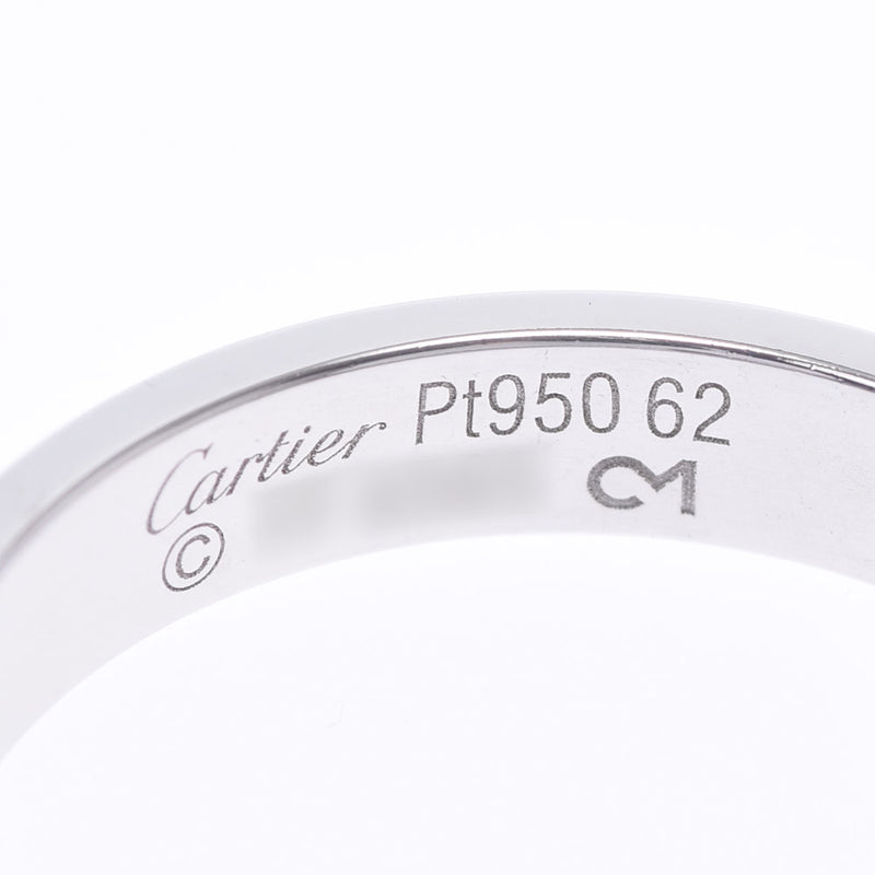 カルティエミニラブリング #62 メンズ Pt950プラチナ リング・指輪 21.5号 CARTIER 中古 – 銀蔵オンライン