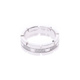 Cartier tank Francaise half Diamond 18K WG ring