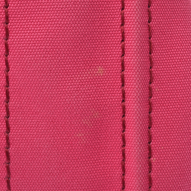 Prada Prada Kanapamini Pink 1BG439女式帆布手提袋B等级使用Silgrin