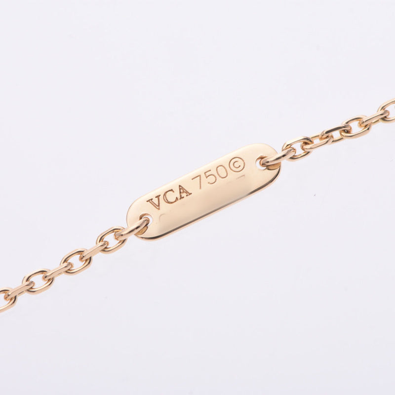 Van Cleef & Arpels Van Cliff & Arpel Vintage Al Hambra Women's K18YG / Shell Necklace A-Rank Used Silgrin