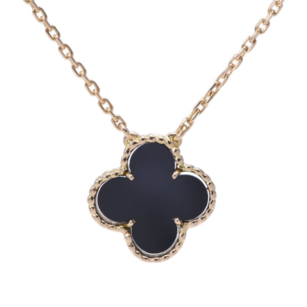 Alhambra K18 YG / Onyx Necklace