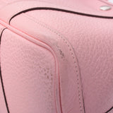 HERMES エルメス ガーデンパーティ TPM ローズサクラ シルバー金具 T刻印(2015年頃) レディース カントリー ハンドバッグ Bランク 中古 銀蔵