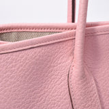 HERMES エルメス ガーデンパーティ TPM ローズサクラ シルバー金具 T刻印(2015年頃) レディース カントリー ハンドバッグ Bランク 中古 銀蔵