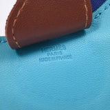 HERMES エルメス ロデオMM 馬モチーフ ブルー系 レディース アニューミロ チャーム ABランク 中古 銀蔵