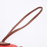 Hermes Hermes Rodeo MM马图案红色女士Annu Miro Charm Ab排名使用Silgrin