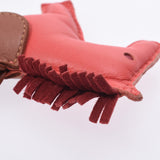 Hermes Hermes Rodeo MM马图案红色女士Annu Miro Charm Ab排名使用Silgrin