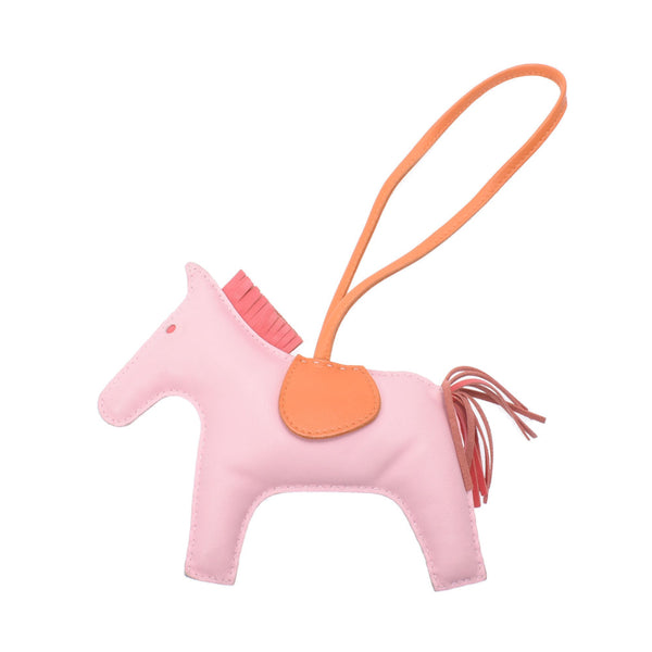 エルメスロデオGM 馬モチーフ ピンク系 ユニセックス チャーム HERMES 