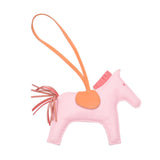 Hermes Hermes Rodeo GM Horse Motif Pink Unisex Annu Miro Charm AB Rank Used Silgrin