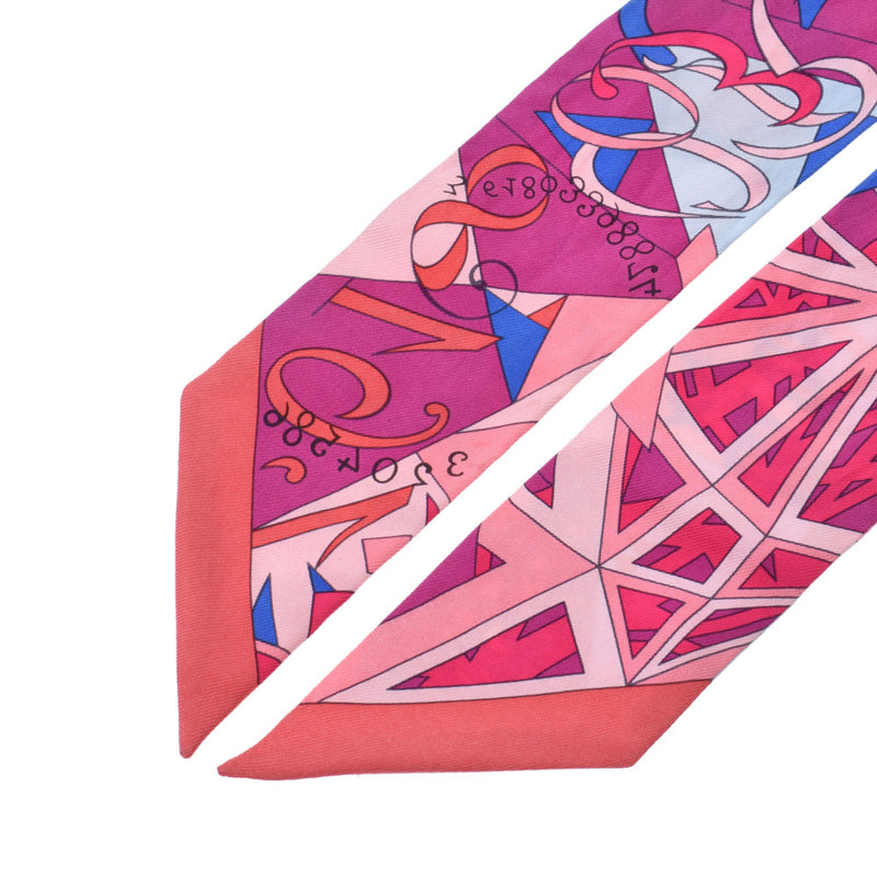2020年春夏 エルメス ツイリー [パリジェンヌ]  ピンク 新品本物バンダナ/スカーフ