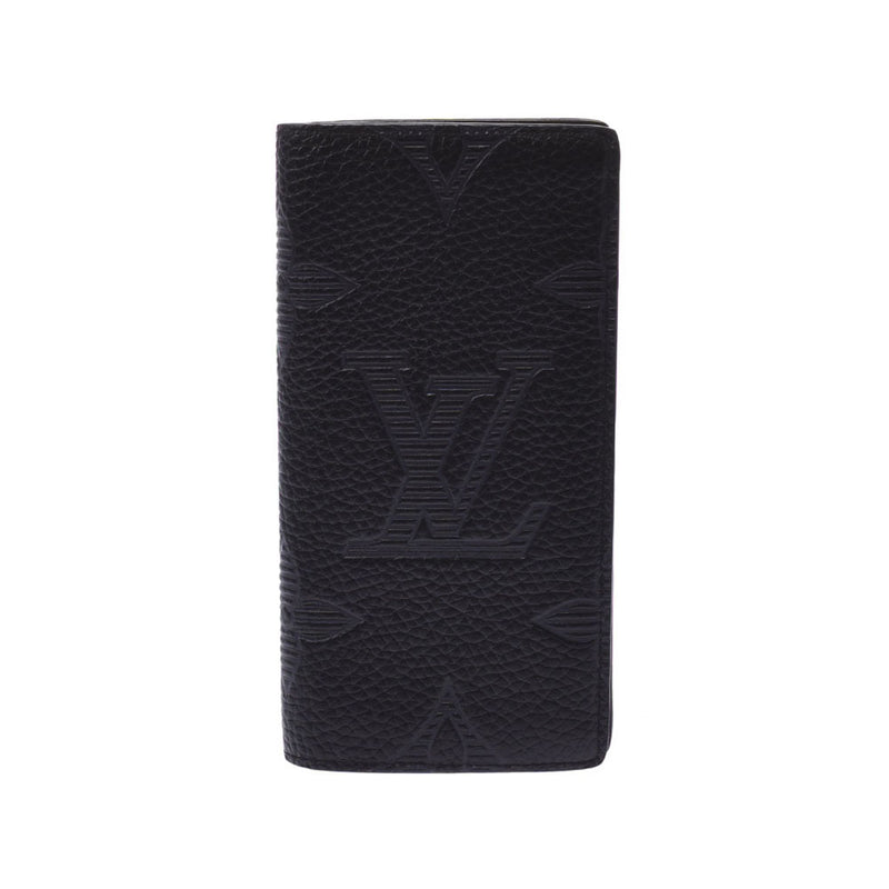 Louis Vuitton Louis Vuitton Trion Shadow Portfoille Braza Black M80042男士皮革长钱包A-Rank二手水池