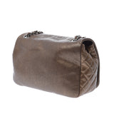 CHANEL シャネル チェーンショルダーバッグ ブロンズ シルバー金具 レディース ソフトキャビアスキン Aランク 中古 銀蔵