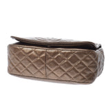 CHANEL シャネル チェーンショルダーバッグ ブロンズ シルバー金具 レディース ソフトキャビアスキン Aランク 中古 銀蔵