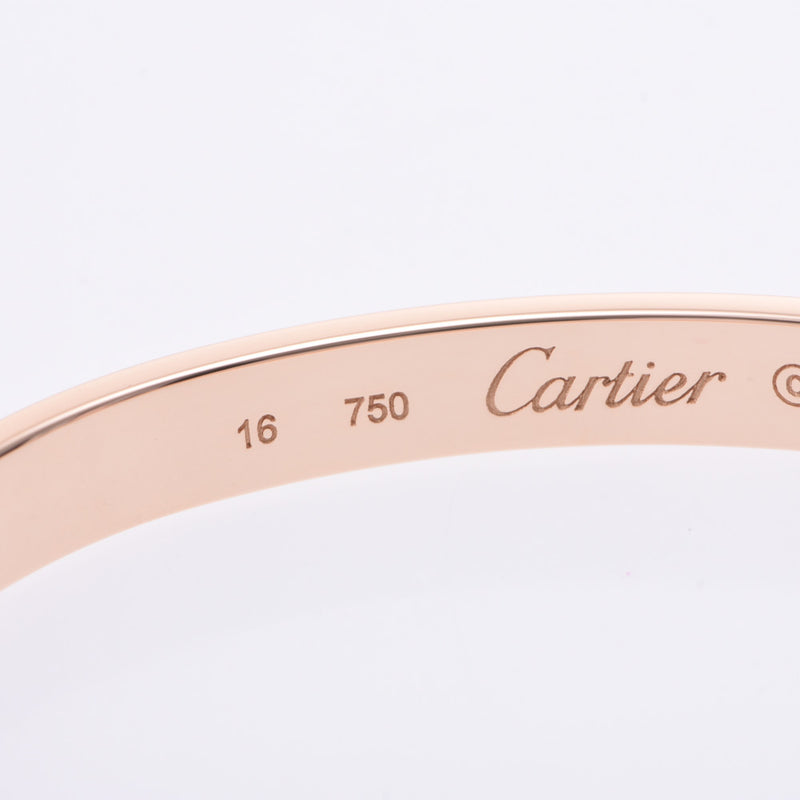 CARTIER カルティエ ラブブレスレット #16 旧型 ユニセックス K18PG ブレスレット Aランク 中古 銀蔵