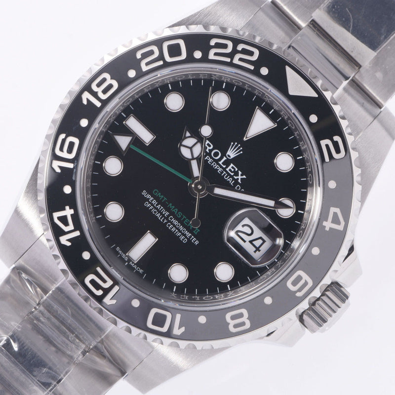 【現金特価】ROLEX ロレックス GMTマスター2 黒ベゼル 116710LN メンズ SS 腕時計 自動巻き 黒文字盤 未使用 銀蔵