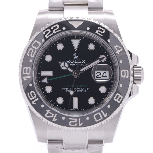 【現金特価】ROLEX ロレックス GMTマスター2 黒ベゼル 116710LN メンズ SS 腕時計 自動巻き 黒文字盤 未使用 銀蔵