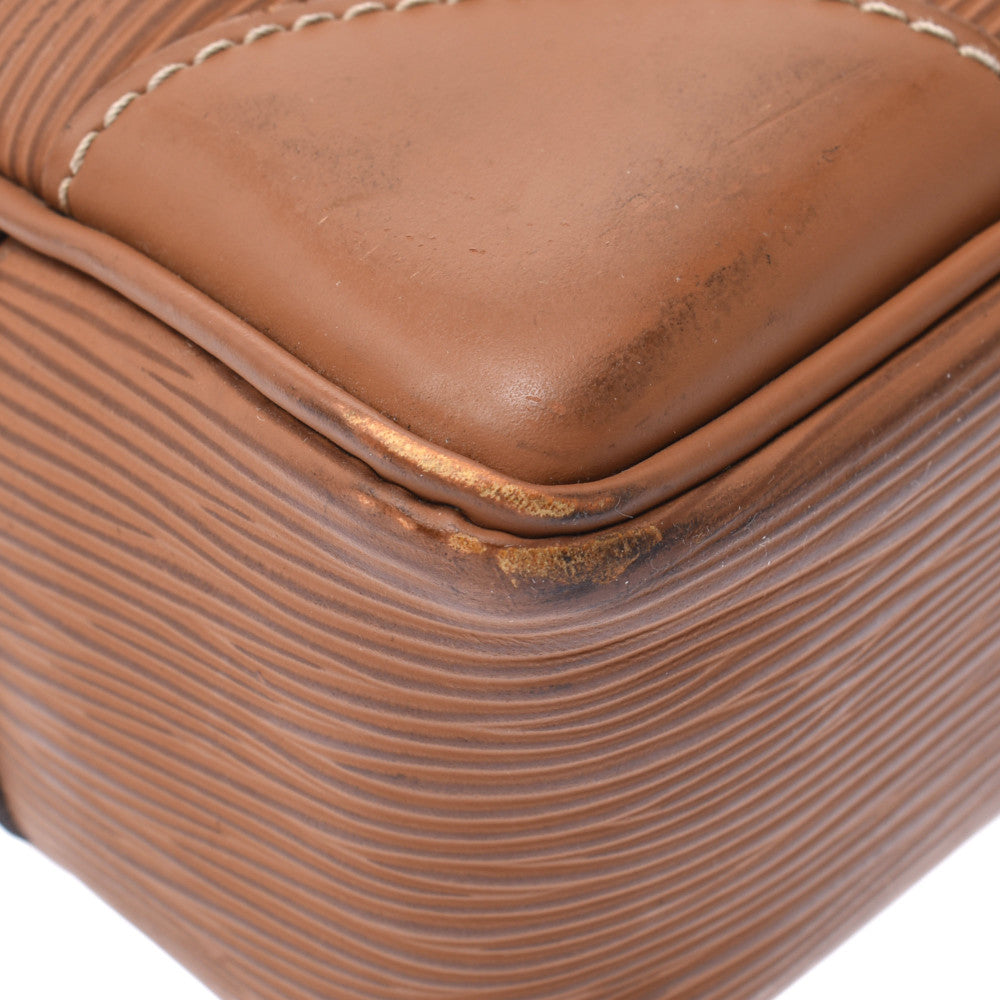 LOUIS VUITTON/ルイ・ヴィトン　エピレザー ビジネスバッグ ベージュ ルイヴィトンヴォワヤージュ 書類カバン 14127 キャメル シルバー金具