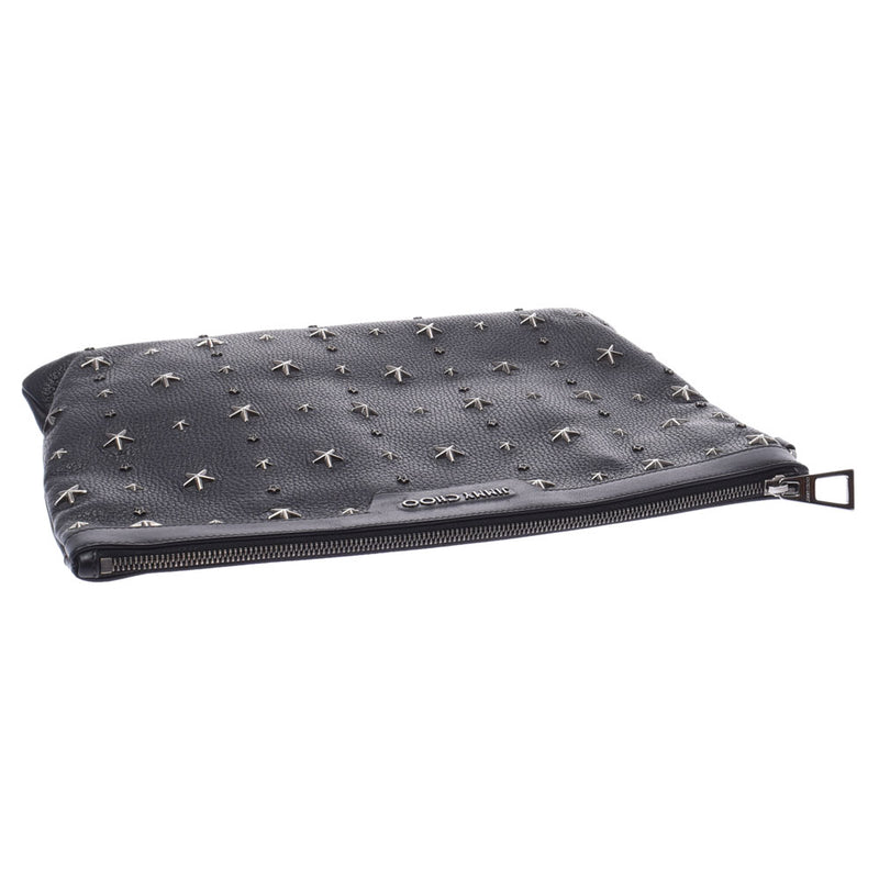 Jimmy choo best sale black clutch bag