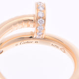 CARTIER Kartier Jusest Uncle #49 7.5 Ladies K18YG/Diamonds Rings A Rank A Rank A Rank Used Ginzō