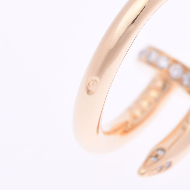 Cartier卡地亚就在踝＃49 7.5女装K18 YG /钻石戒指/环A等级使用Sinkjo