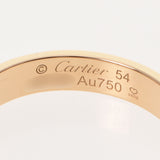 Cartier Cartier Mini Labling＃54 13.5女士K18YG戒指 /戒指A级使用Ginzo