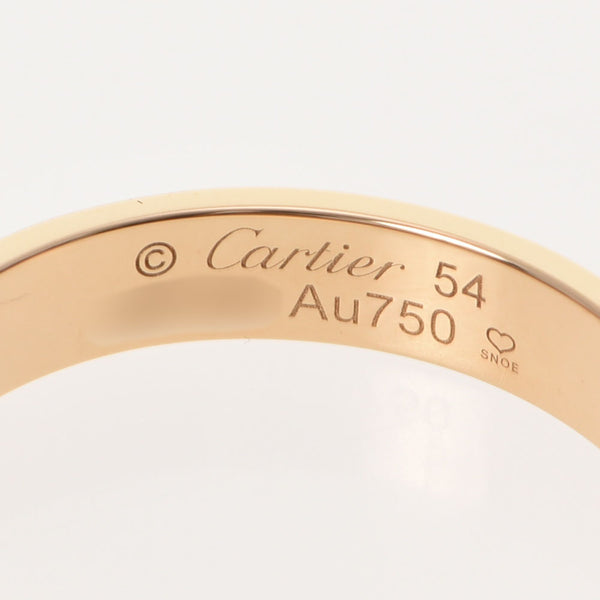 Cartier Cartier Mini Labling＃54 13.5女士K18YG戒指 /戒指A级使用Ginzo