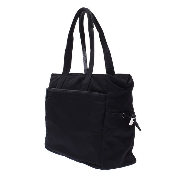 Prada Prada Tote Bag Black 2vg042 men's Nylon / Leather Handbag B
