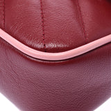 GUCCI古奇GG玛特超级迷你袋波尔多/粉色黄金配件574969女士皮革挎包新同二手银藏