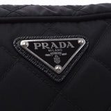 PRADA プラダ チェーンバッグ 2WAY 黒 シルバー金具 レディース ナイロン/レザー ハンドバッグ ABランク 中古 銀蔵