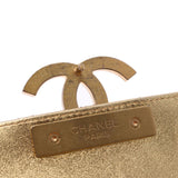 CHANEL シャネル マトラッセ チェーンショルダー 二重蓋 黒/ゴールド ゴールド金具 レディース ラムスキン ショルダーバッグ Bランク 中古 銀蔵