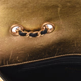 CHANEL シャネル マトラッセ チェーンショルダー 二重蓋 黒/ゴールド ゴールド金具 レディース ラムスキン ショルダーバッグ Bランク 中古 銀蔵