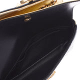 CHANEL シャネル マトラッセ チェーンショルダー 二重蓋 黒/ゴールド ゴールド金具 レディース ラムスキン ショルダーバッグ Bランク 中古 銀蔵
