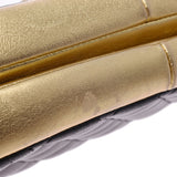 CHANEL シャネル マトラッセ チェーンショルダー 二重蓋 黒/ゴールド ゴールド金具 レディース ラムスキン ショルダーバッグ Bランク 中古 銀蔵