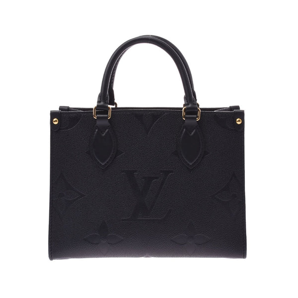 Louis Vuitton Monogram amplify lon on the go pm2way Noir m45653 Womens Leather Handbag a