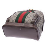 Gucci dedication GG small backpack grey / Brown 547965 Unisex GG purple Canvas Leather Backpack