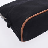 Hermes Hermes Bolid Black Unisex Canvas / Leather Pouch B Rank Used Sinkjo