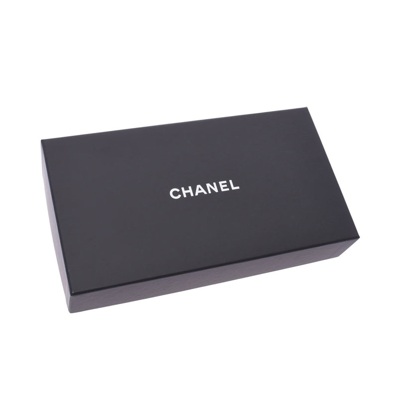 Chanel Chanel Boy Channel Clutch Bag Navy Gold Bracket Ladies Caviar Skin Chain Wallet A-Rank Used Silgrin