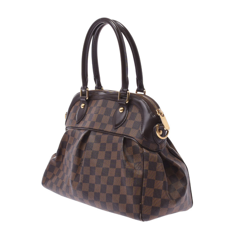 Louis Vuitton Louis Vuitton Damier Trevi PM 2WAY Bag Brown N51997 Women's Dumie Campbus Handbag B Rank Used Silgrin