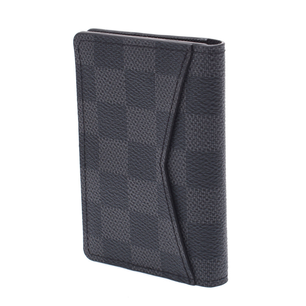 極上美品 ルイヴィトン 新型 ダミエ グラフィット オーガナイザードゥポッシュ ルイヴィトングラフィット オーガナイザードゥポッシュ 14137 黒