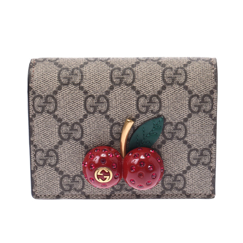 Gucci w / Gree Wallet / Black / red / silver / Canvas