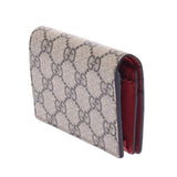 Gucci w / Gree Wallet / Black / red / silver / Canvas